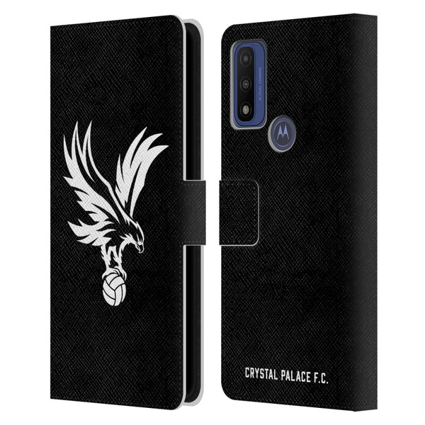 Crystal Palace FC Crest Eagle Grey Leather Book Wallet Case Cover For Motorola G Pure