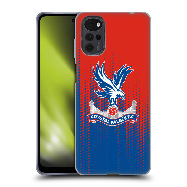 Crystal Palace FC Crest Halftone Soft Gel Case for Motorola Moto G22