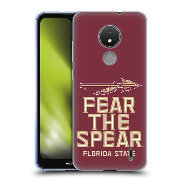 Florida State University FSU Florida State University Art Fear The Spear Soft Gel Case for Nokia C21