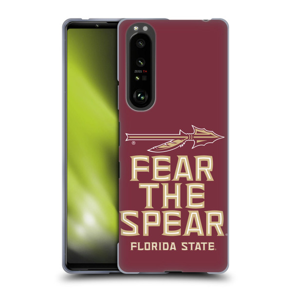 Florida State University FSU Florida State University Art Fear The Spear Soft Gel Case for Sony Xperia 1 III