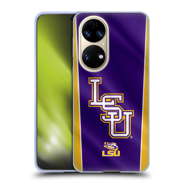 Louisiana State University LSU Louisiana State University Banner Soft Gel Case for Huawei P50