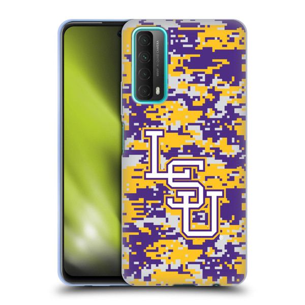Louisiana State University LSU Louisiana State University Digital Camouflage Soft Gel Case for Huawei P Smart (2021)