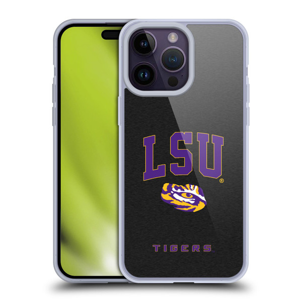 Louisiana State University LSU Louisiana State University Campus Logotype Soft Gel Case for Apple iPhone 14 Pro Max