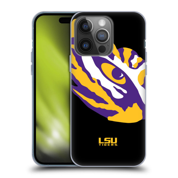 Louisiana State University LSU Louisiana State University Oversized Icon Soft Gel Case for Apple iPhone 14 Pro