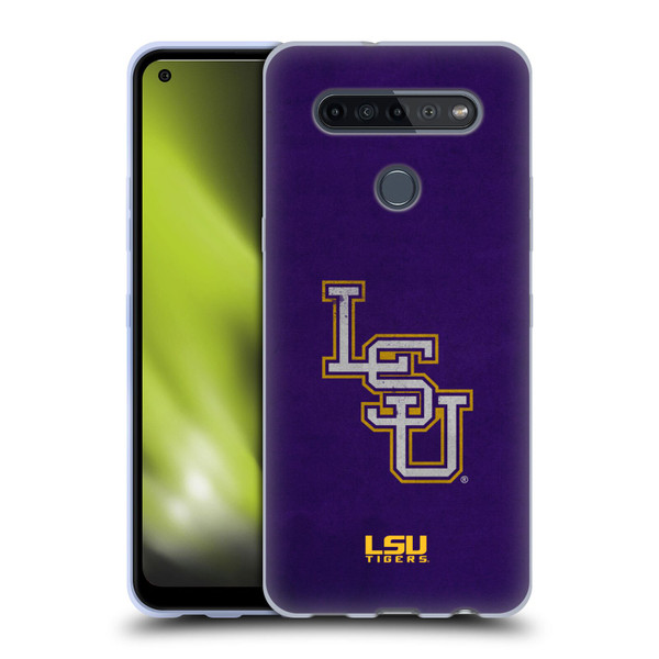 Louisiana State University LSU Louisiana State University Distressed Look Soft Gel Case for LG K51S