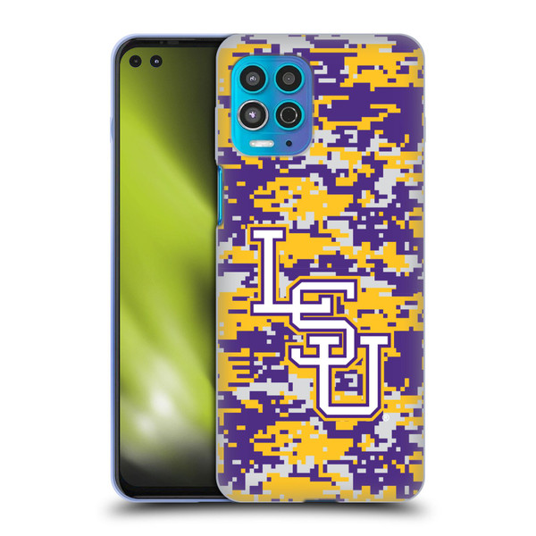 Louisiana State University LSU Louisiana State University Digital Camouflage Soft Gel Case for Motorola Moto G100