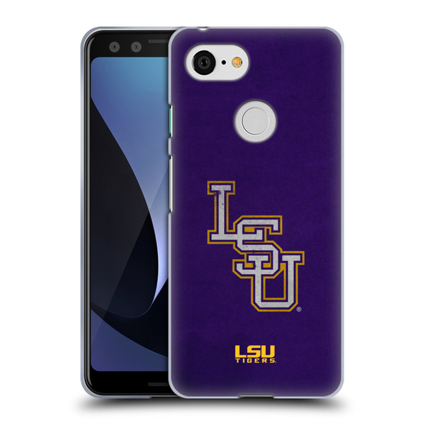 Louisiana State University LSU Louisiana State University Distressed Look Soft Gel Case for Google Pixel 3