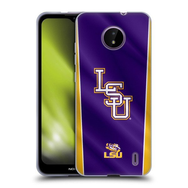 Louisiana State University LSU Louisiana State University Banner Soft Gel Case for Nokia C10 / C20