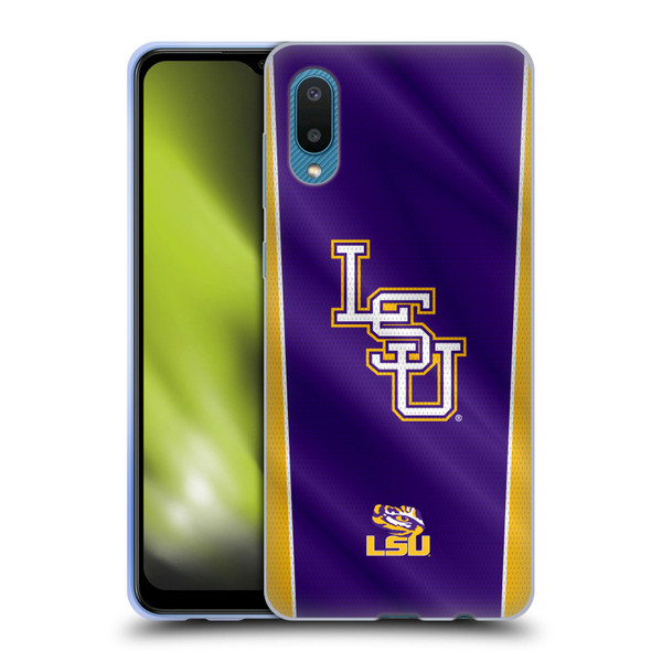 Louisiana State University LSU Louisiana State University Banner Soft Gel Case for Samsung Galaxy A02/M02 (2021)