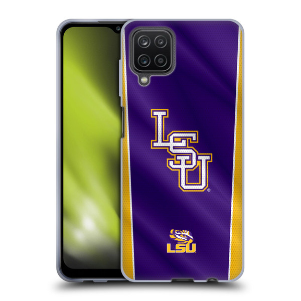 Louisiana State University LSU Louisiana State University Banner Soft Gel Case for Samsung Galaxy A12 (2020)