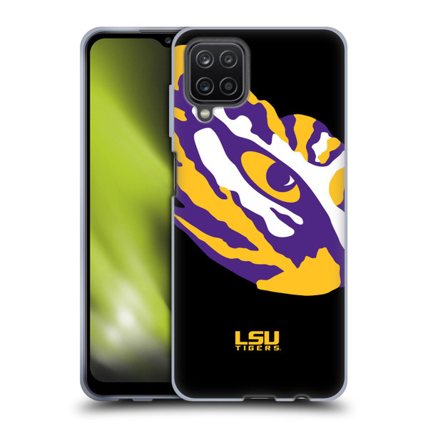 Louisiana State University LSU Louisiana State University Oversized Icon Soft Gel Case for Samsung Galaxy A12 (2020)