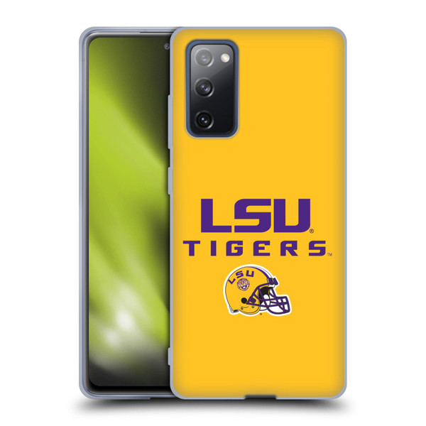 Louisiana State University LSU Louisiana State University Helmet Logotype Soft Gel Case for Samsung Galaxy S20 FE / 5G