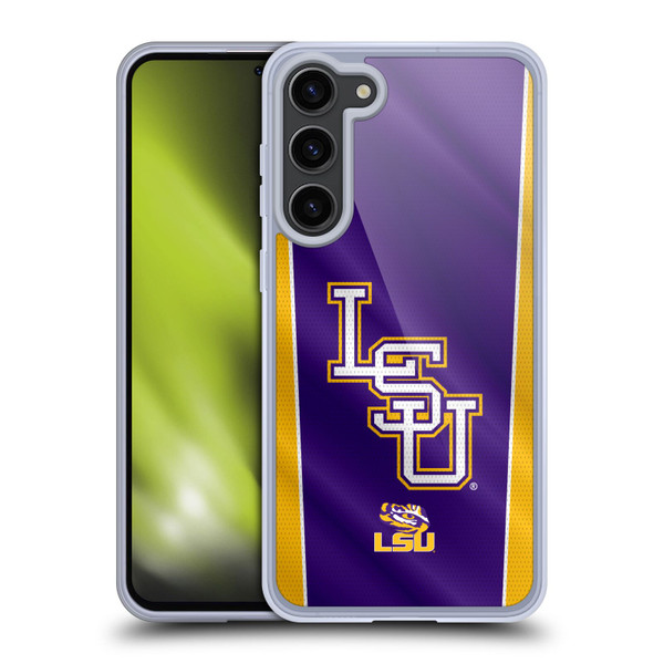 Louisiana State University LSU Louisiana State University LSU Banner Soft Gel Case for Samsung Galaxy S23+ 5G