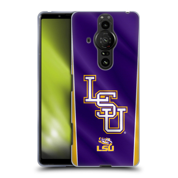 Louisiana State University LSU Louisiana State University Banner Soft Gel Case for Sony Xperia Pro-I