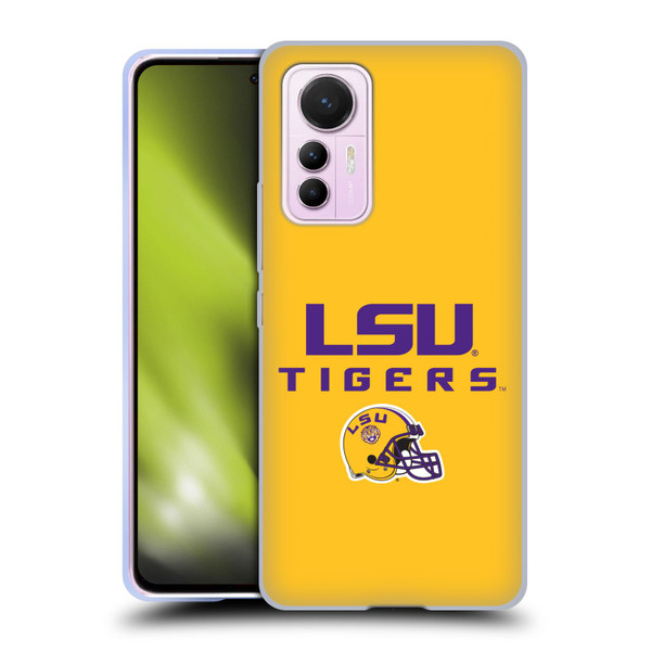 Louisiana State University LSU Louisiana State University Helmet Logotype Soft Gel Case for Xiaomi 12 Lite