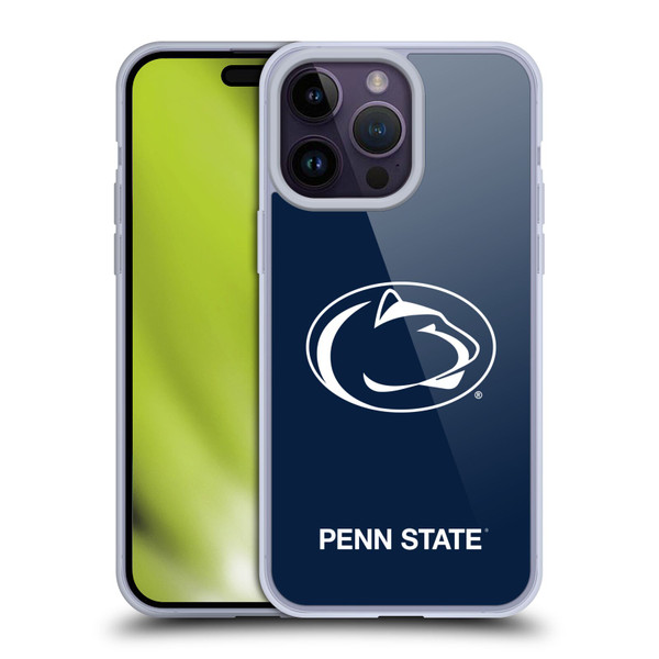 Pennsylvania State University PSU The Pennsylvania State University Plain Soft Gel Case for Apple iPhone 14 Pro Max