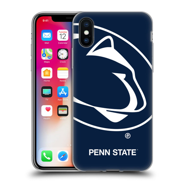 Pennsylvania State University PSU The Pennsylvania State University Oversized Icon Soft Gel Case for Apple iPhone X / iPhone XS