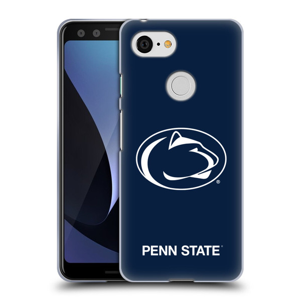 Pennsylvania State University PSU The Pennsylvania State University Plain Soft Gel Case for Google Pixel 3