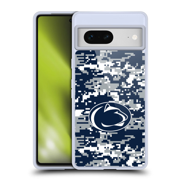 Pennsylvania State University PSU The Pennsylvania State University Digital Camouflage Soft Gel Case for Google Pixel 7