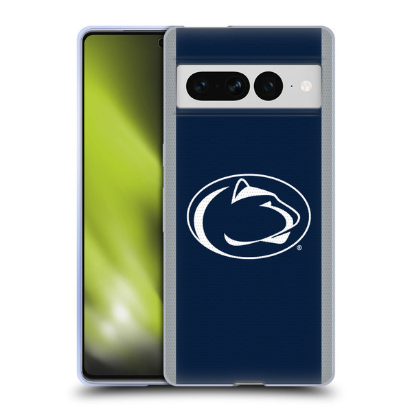 Pennsylvania State University PSU The Pennsylvania State University Football Jersey Soft Gel Case for Google Pixel 7 Pro