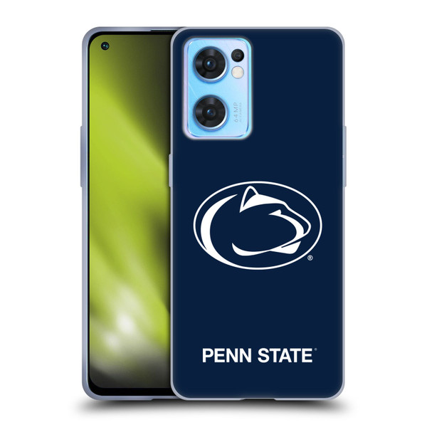 Pennsylvania State University PSU The Pennsylvania State University Plain Soft Gel Case for OPPO Reno7 5G / Find X5 Lite