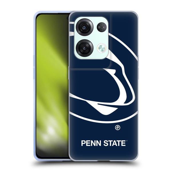 Pennsylvania State University PSU The Pennsylvania State University Oversized Icon Soft Gel Case for OPPO Reno8 Pro