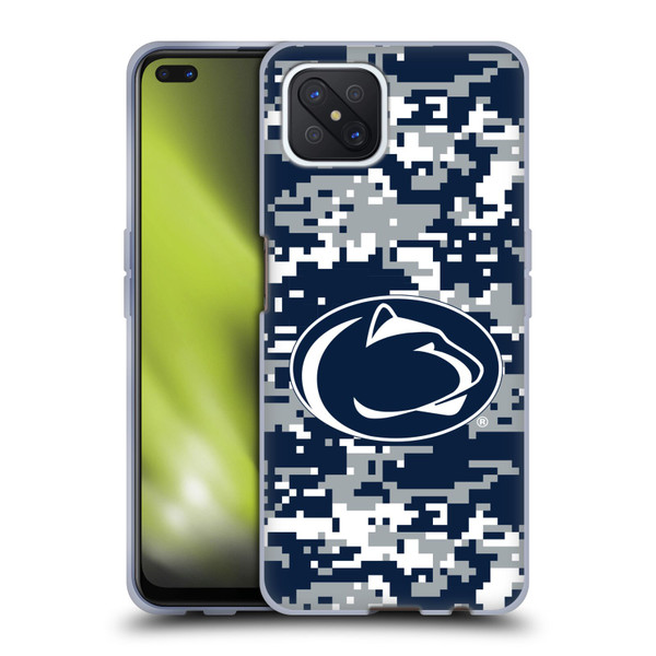 Pennsylvania State University PSU The Pennsylvania State University Digital Camouflage Soft Gel Case for OPPO Reno4 Z 5G