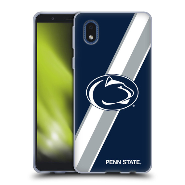 Pennsylvania State University PSU The Pennsylvania State University Stripes Soft Gel Case for Samsung Galaxy A01 Core (2020)