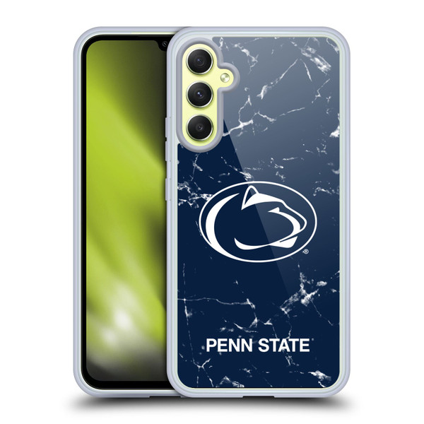 Pennsylvania State University PSU The Pennsylvania State University Marble Soft Gel Case for Samsung Galaxy A34 5G