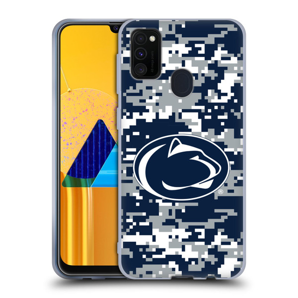 Pennsylvania State University PSU The Pennsylvania State University Digital Camouflage Soft Gel Case for Samsung Galaxy M30s (2019)/M21 (2020)