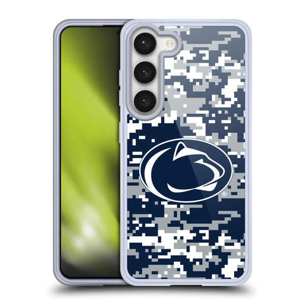 Pennsylvania State University PSU The Pennsylvania State University Digital Camouflage Soft Gel Case for Samsung Galaxy S23 5G