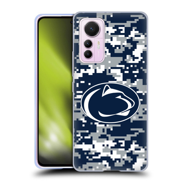 Pennsylvania State University PSU The Pennsylvania State University Digital Camouflage Soft Gel Case for Xiaomi 12 Lite