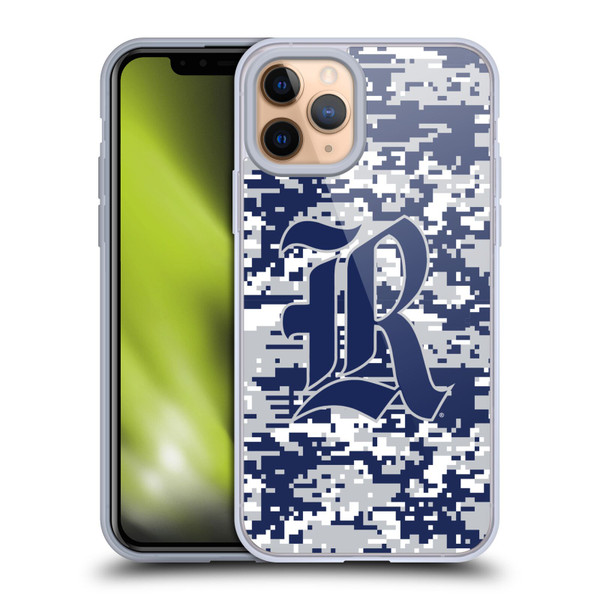 Rice University Rice University Digital Camouflage Soft Gel Case for Apple iPhone 11 Pro