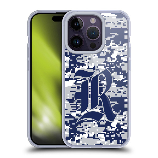 Rice University Rice University Digital Camouflage Soft Gel Case for Apple iPhone 14 Pro