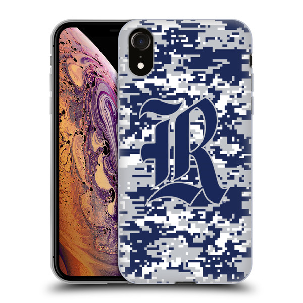 Rice University Rice University Digital Camouflage Soft Gel Case for Apple iPhone XR