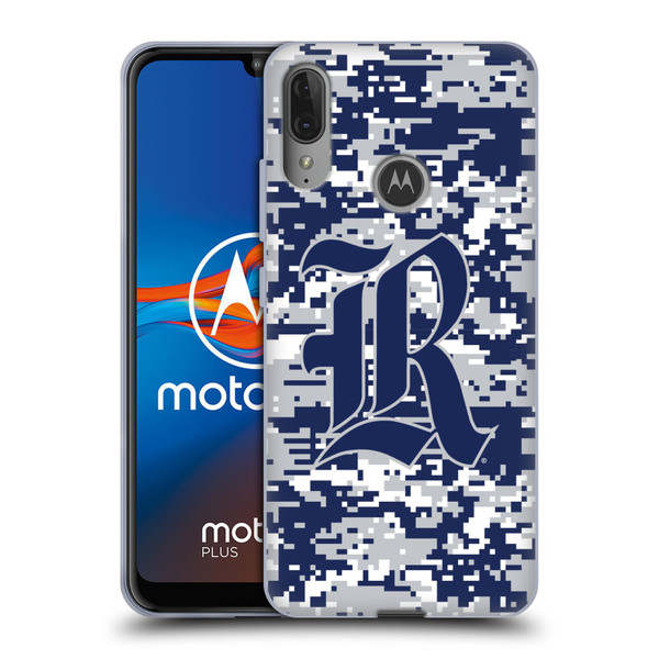 Rice University Rice University Digital Camouflage Soft Gel Case for Motorola Moto E6 Plus