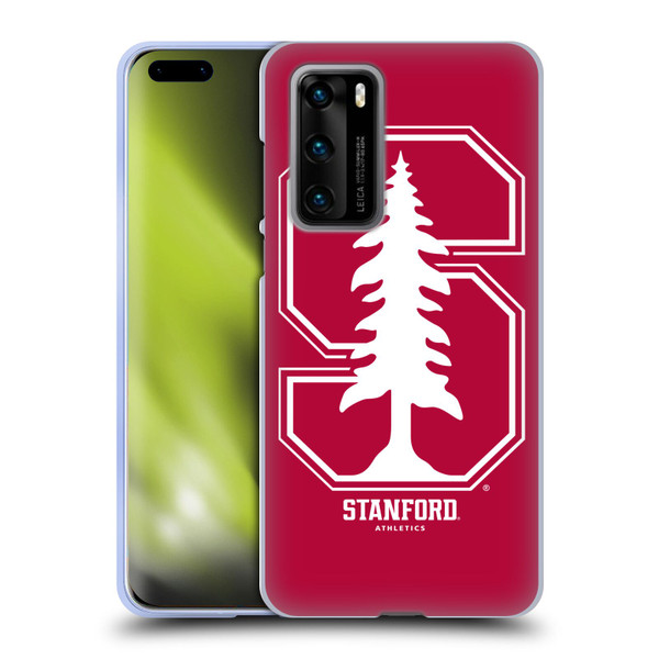 Stanford University The Farm Stanford University Oversized Icon Soft Gel Case for Huawei P40 5G