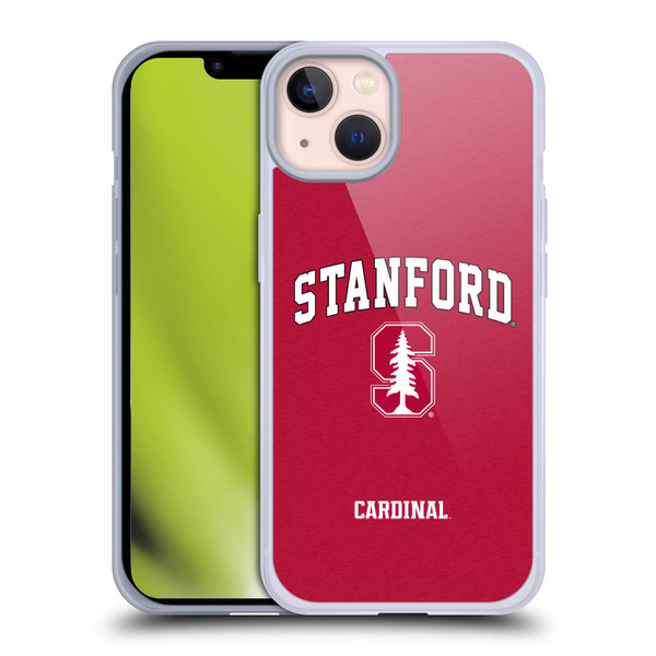 Stanford University The Farm Stanford University Campus Logotype Soft Gel Case for Apple iPhone 13