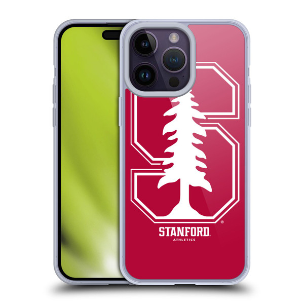 Stanford University The Farm Stanford University Oversized Icon Soft Gel Case for Apple iPhone 14 Pro Max