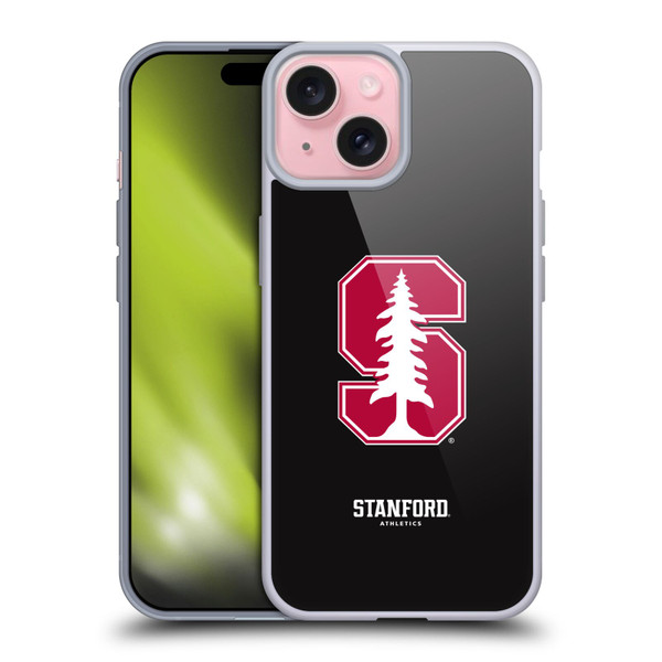 Stanford University The Farm Stanford University Plain Soft Gel Case for Apple iPhone 15