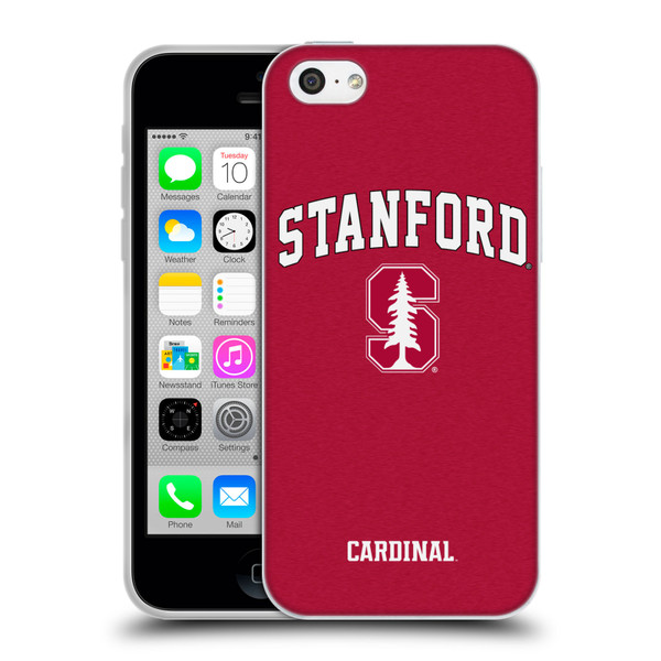 Stanford University The Farm Stanford University Campus Logotype Soft Gel Case for Apple iPhone 5c