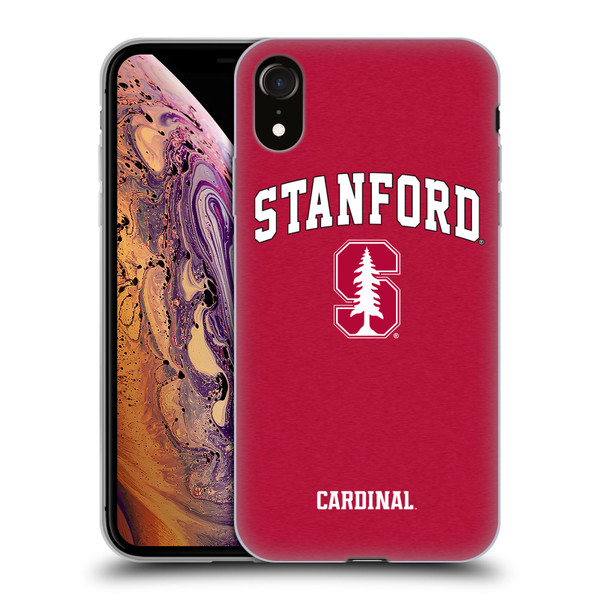 Stanford University The Farm Stanford University Campus Logotype Soft Gel Case for Apple iPhone XR