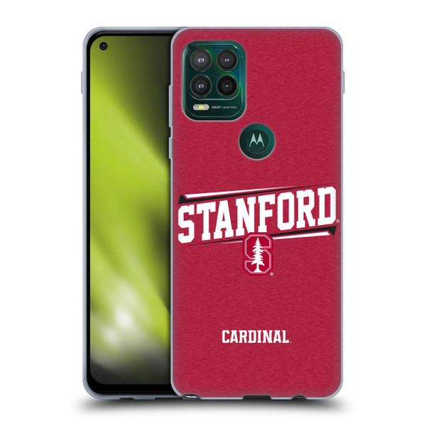 Stanford University The Farm Stanford University Double Bar Soft Gel Case for Motorola Moto G Stylus 5G 2021