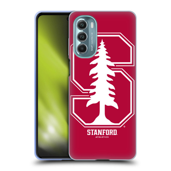 Stanford University The Farm Stanford University Oversized Icon Soft Gel Case for Motorola Moto G Stylus 5G (2022)