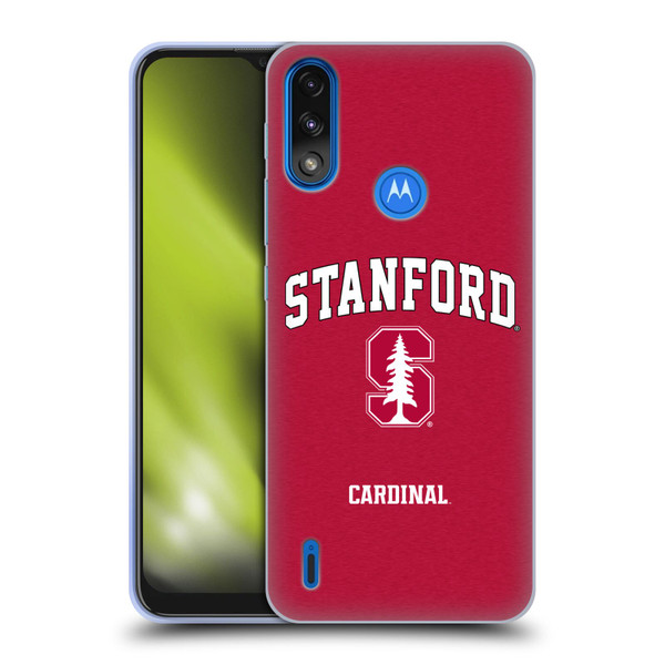 Stanford University The Farm Stanford University Campus Logotype Soft Gel Case for Motorola Moto E7 Power / Moto E7i Power