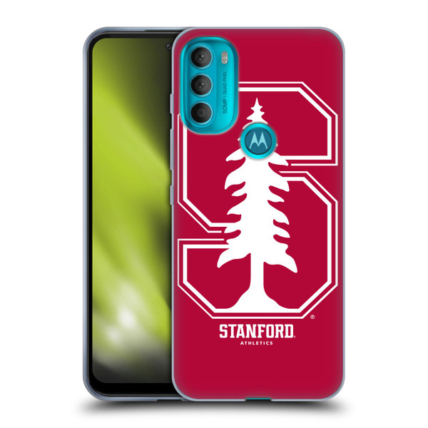 Stanford University The Farm Stanford University Oversized Icon Soft Gel Case for Motorola Moto G71 5G