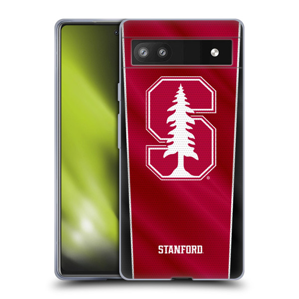 Stanford University The Farm Stanford University Banner Soft Gel Case for Google Pixel 6a