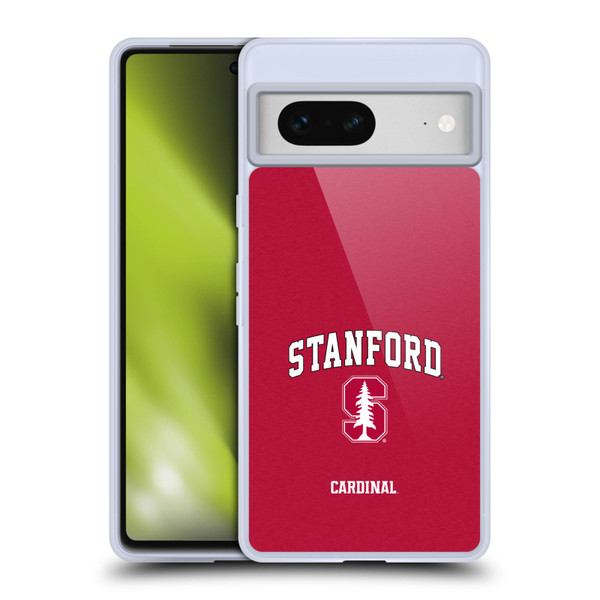 Stanford University The Farm Stanford University Campus Logotype Soft Gel Case for Google Pixel 7