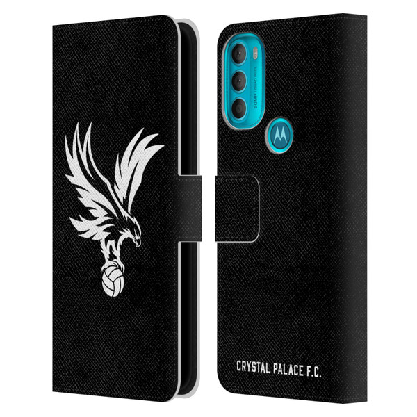 Crystal Palace FC Crest Eagle Grey Leather Book Wallet Case Cover For Motorola Moto G71 5G
