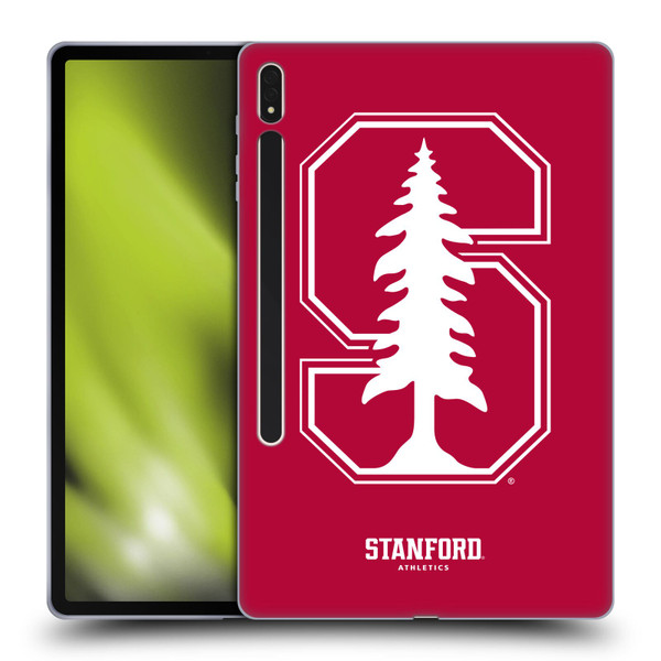 Stanford University The Farm Stanford University Oversized Icon Soft Gel Case for Samsung Galaxy Tab S8 Plus